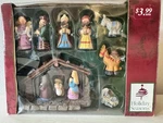 Nativity Set Christmas Decor 11 Piece Mini Holiday Seasons Resin Nib 814390. Fixed Price $21.75.