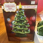 Mr. Christmas 14 Led Retro Nostalgic Ceramic Tree Excellent In Box. Fixed Price $34.99.