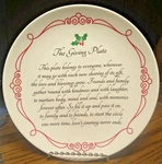 Global Design Connections Christmas The Giving Plate Pass It 10.5" Holly X35. Fixed Price $15.99.