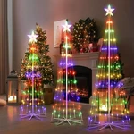 3PCS Led Outdoor Spiral Christmas Trees Yard Porch Lighted Cone Xmas Decor. Fixed Price $69.99.