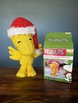 Peanuts 18" Pre Lit Woodstock With Santa Hat Outdoor Holiday Yard Art W/ Box. Fixed Price $39.99.