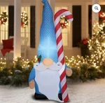 Airblown Inflatables Christmas 6.5 Foot Gnome With Candy Cane. Fixed Price $80.00.
