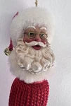 Santa Claus Christmas Tree Ornament Red Cord Fringe Holiday Decor Nicholas. Fixed Price $12.75.