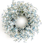 Blue Forsythia Spring Wreath 24" Front Door & Home Cor. Fixed Price $59.99.