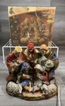 Vintage Kirklands Potter Garden Nativity Night Light Ceramic Christmas. Fixed Price $22.00.