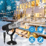 Christmas Dual-head Light Snowflake Projector Home Yard Stake Decors. Fixed Price $27.67.