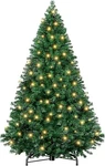 Pre-lit Christmas Tree Green Artificial With Changing Led Lights. Fixed Price $137.89.