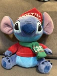 Disney Stitch Christmas Plush Santa Hat Scarf Holiday 10 Stuffed Animal. Fixed Price $19.99.