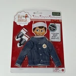 On The Shelf Outfit Christmas Sleigh Rider Denim Jacket & Sneaker Socks Nip. Fixed Price $18.00.