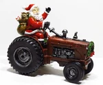 Santa Claus On Tractor Christmas Holiday Tabletop Home Decor Figure Northlight. Fixed Price $65.00.
