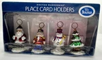 Boston Warehouse Christmas Bouncy Place Holiday Holders Cards Set Of 4. Fixed Price $9.49.