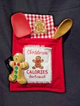 6 Pc Christmas Gift Set 1 Spatula-ornament- 2 Towels-pocket Pot Holder-spoon. Fixed Price $18.00.