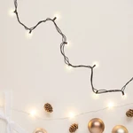 Northlight 10 Count Clear Mini Christmas Set, Brown Wire. Fixed Price $8.49.