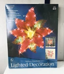 Holiday Time Lighted Holly Indoor/outdoor 22 Christmas Decoration Box. Fixed Price $30.99.