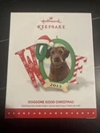 Hallmark Keepsake Ornament Doggone Good Christmas 2015 Woof New. Fixed Price $12.99.