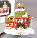 Department 56 Snow Village J. Young's Granary Lighted Ornament Series #98644 New. Fixed Price $16.99.