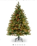 National TREE4 1/2' Feel Real Downswept Douglas Blue Fir Hinged With 450.... Fixed Price $110.00.