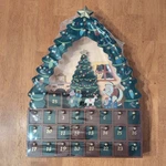 Kurt Adler Christmas Tree 24 Advent Calendar Santa Shadow Box New. Fixed Price $29.99.