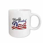 3DROSE Worlds Greatest Dad With Usa American Flag - Good For Fathers Day As. Fixed Price $17.99.