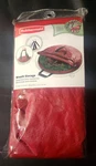 Rubbermaid Wreath Keeper 27-INCH Storage Bag Handles Christmas Red Nos 2007. Fixed Price $19.00.