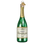 Champagne Bottle Ornament. Fixed Price $17.99.