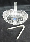 Studio Nova Starry Night WY258/525 Glass Basket With Handle New In Box. Fixed Price $7.99.
