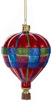Kurt Adler Noble Gems #1142C Hot Air Balloon Glass Christmas Ornament. Fixed Price $23.99.
