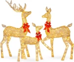 Best Choice Products 3-PIECE Large Lighted Christmas Deer Family Set 5FT Outdoor. Fixed Price $691.78.