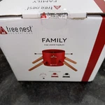 Tree Nest Decorations (#218655) Family Christmas Stand, White. Fixed Price $40.00.