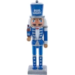 Kurt Adler Wooden Christmas Nutcracker, Budweiser Light, 10". Fixed Price $23.78.