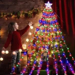 350 Led 9 Strings Christmas Waterfall Outdoor Fairy Lights Party Holiday Decor. Fixed Price $35.99.