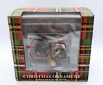 Sandicast Yorkshire Terrier Dog Christmas Ornament W/ Santa Hat. Fixed Price $13.99.