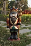 30 In Nutcracker Outdoor Christmas Decor Holiday Porch. Fixed Price $445.42.