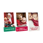 Nwt Set (3) Pearhead Baby Wooden Holiday Christmas Photo Frame Stands. Fixed Price $15.99.