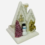 Bath & Body Works Candle Holder Holiday House With Snowman Reindeer Pink Tree. Fixed Price $28.98.