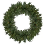 Northlight Mixed Beaver Pine Artificial Christmas Wreath, 36-INCH, Clear Lights. Fixed Price $122.49.