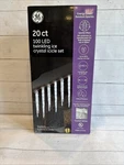 Brand New Ge 20 Count 100 Led Twinkling Ice Crystal Icicle White. Fixed Price $39.95.