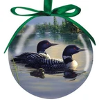 Cape Shore Christmas Ball Ornament, Tranquil Moment Loon, Retirement Gift. Fixed Price $16.99.
