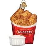 Old World Christmas Blown Glass Ornament For Tree, Chicken Nuggets. Fixed Price $16.56.