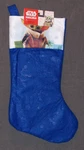 Star Wars Mandalorian Blue Fabric 16" Ruz Christmas Stocking Snowflake Design. Fixed Price $9.99.