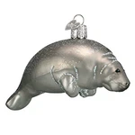 Manatee Blown Glass Old World Christmas Ornament New Decoration 12278 Free Box. Fixed Price $18.98.