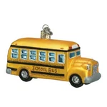 Old World Christmas School Bus (46007) Glass Ornament W/owc Box. Fixed Price $19.99.