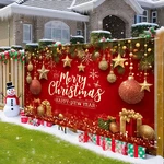 Merry Christmas Banner Decoration New Year Outdoor Flag Indoor Home Party. Fixed Price $14.11.