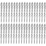 Miao Jin Plastic Hanging Icicles Drop Ornament For 48PCS,. Fixed Price $25.59.