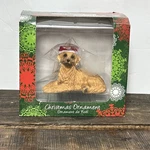 Golden Retriever Dog Christmas Ornament Santa Hat Festive Holiday Sandicast. Fixed Price $13.56.