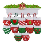 Maxora Personalized Mitten Family Of 12 Christmas Tree Ornament 2024 T.... Fixed Price $24.73.