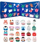 Squishmallows Micromallows Deluxe Christmas Advent Calendar 24 Toy Pieces. Fixed Price $37.79.