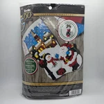 Bucilla Felt Stocking Kit #86818 Christmas Village Light Up 150TH Special Ed #21. Fixed Price $32.00.