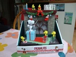 Peanuts Snoopy Woodstock Light Up Musical Table Kurt Adler Plays Linus &lucy. Fixed Price $39.74.