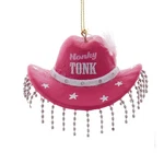 Kurt Adler Pink Western Country Cowgirl Fringed Star Hat Ornament Honky Tonk. Fixed Price $12.00.